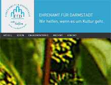 Tablet Screenshot of ehrenamt-darmstadt.de